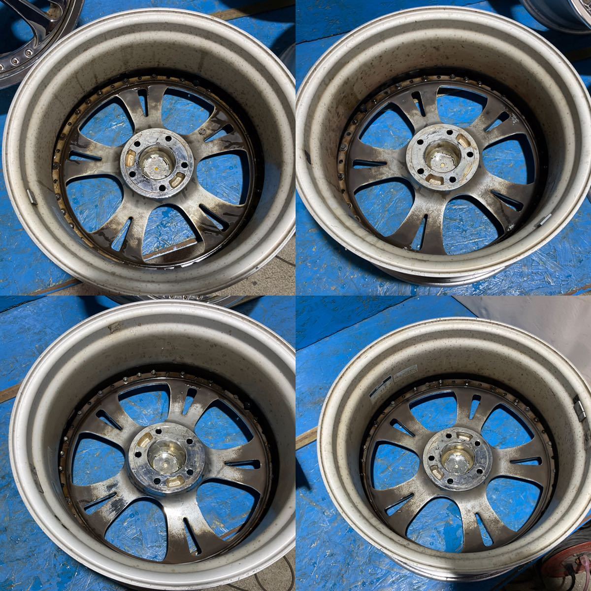 358〉 ホイール4本セット KARANZE ゲルベロス2 18インチ8J オフセット+ 