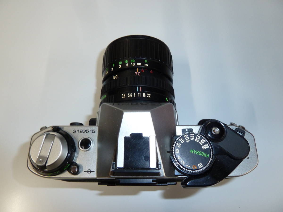01Canon キャノン AE-1 フィルム一眼レフ FD 50mm 1:1.4 中古 現状品