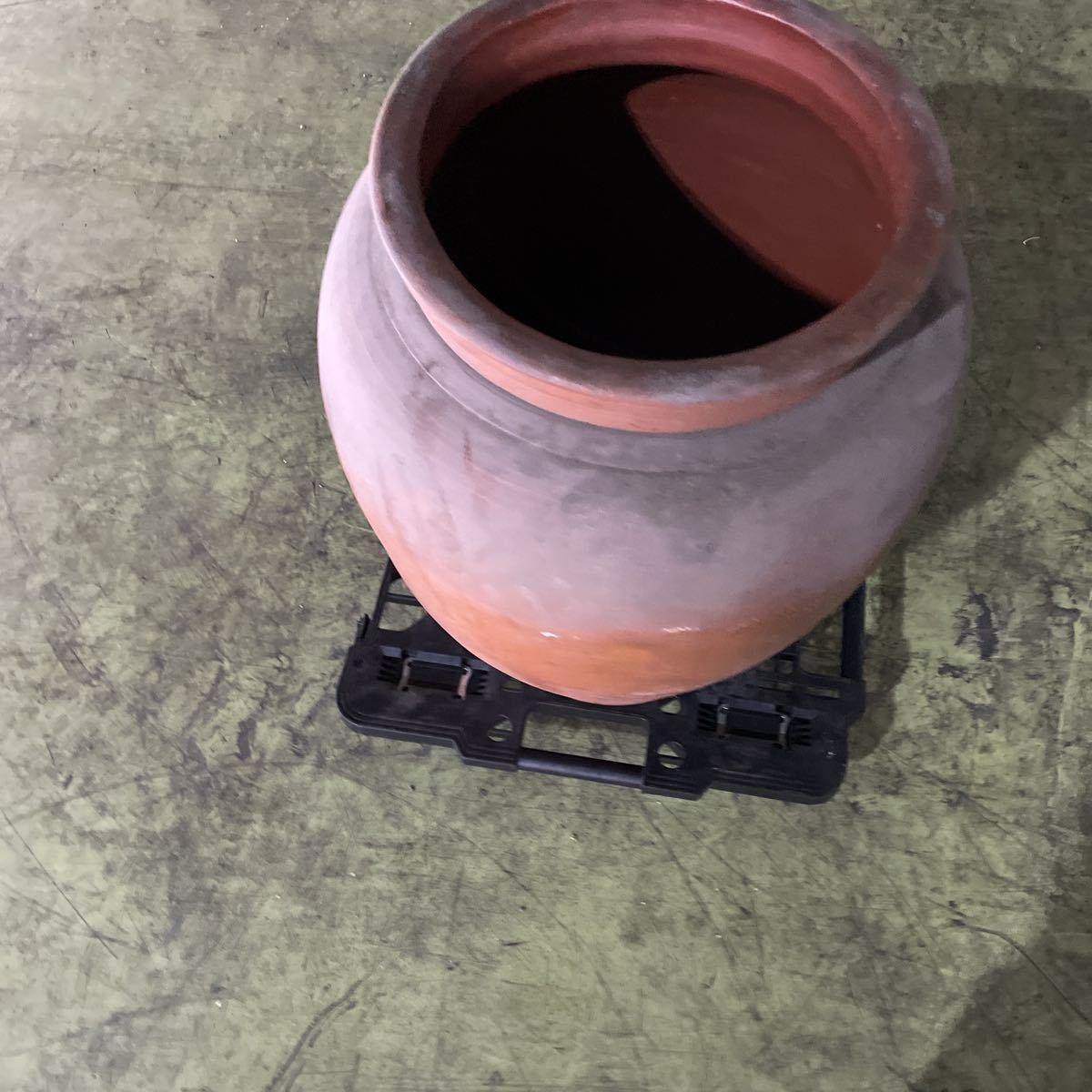 K0513-29 水がめ 甕 高さ57cm◇壷/水瓶/水甕/陶器/陶器/骨董/古美術 