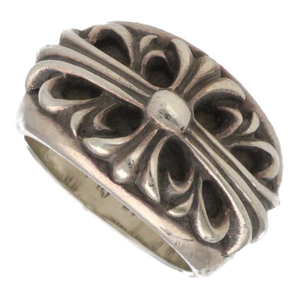 クロムハーツ/Chrome Hearts フローラルクロスリング 10号 SV925