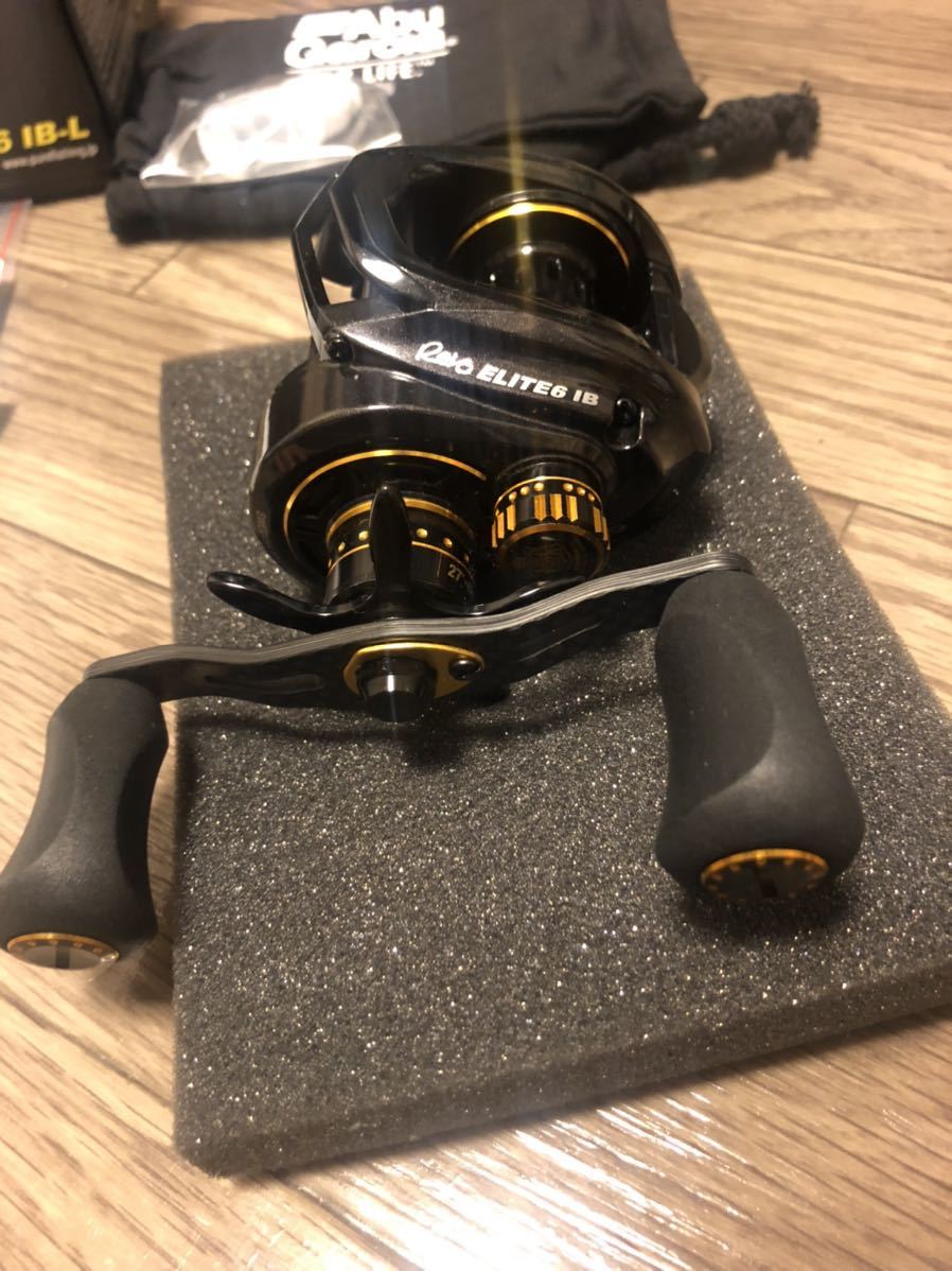 REVO アブガルシア IB ELITE6(レボ 左巻き 左巻き6.4:1 美品☆ アブ