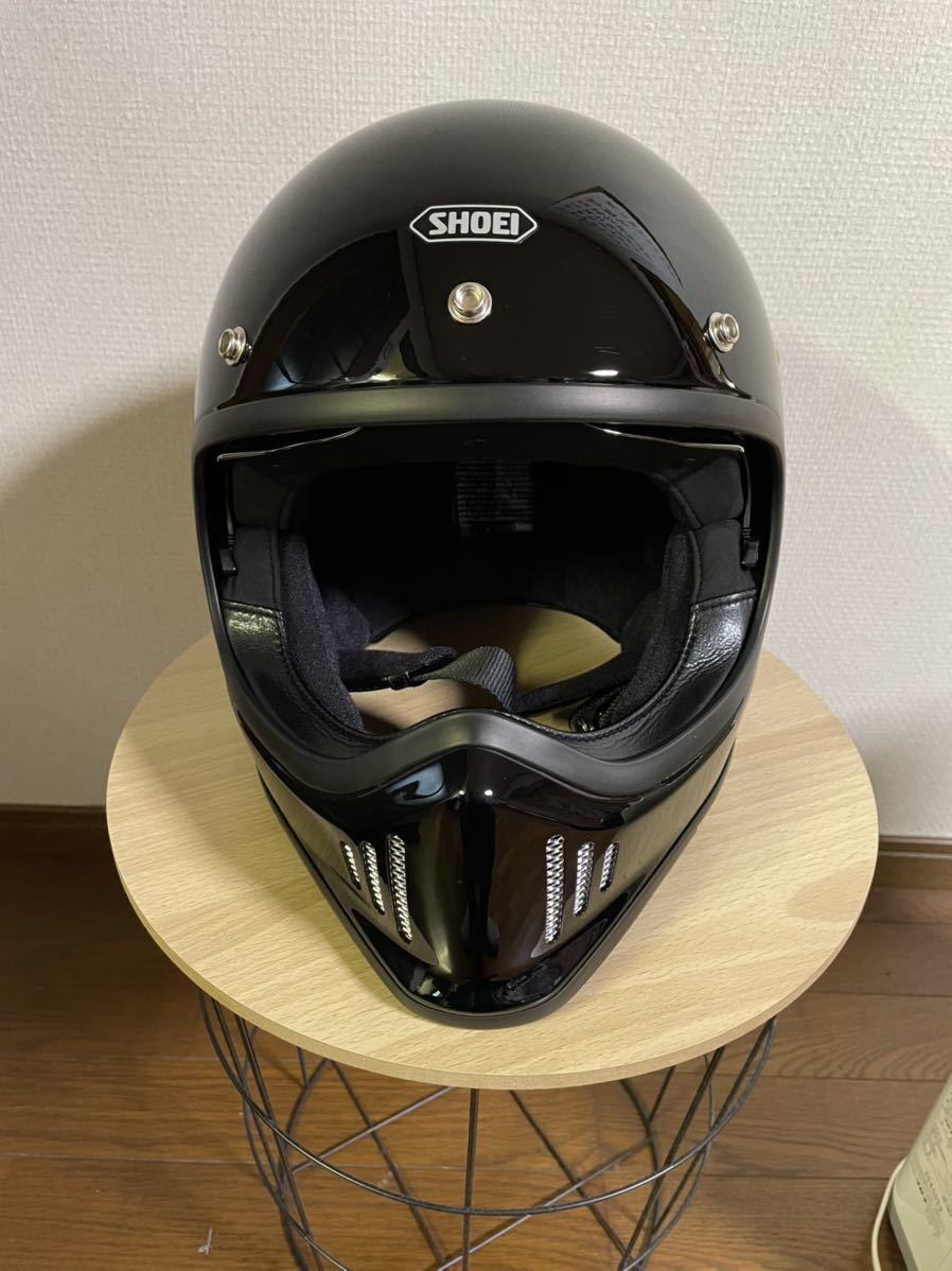 ☆試着のみ新品☆希少XXL☆SHOEI EXZERO☆ショウエイ☆ブラック☆63