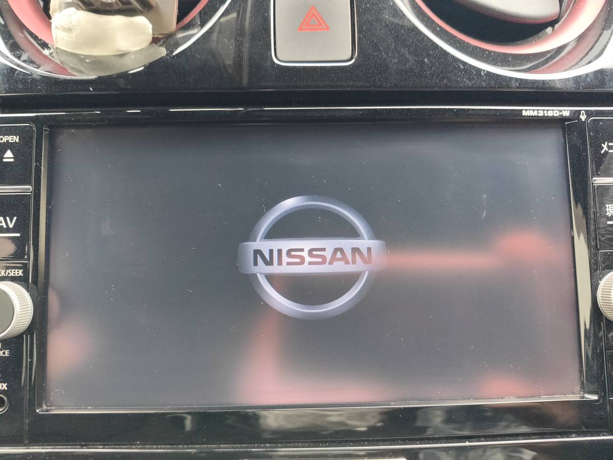 NISSAN 日産純正ナビ MM318D-W 地図データ2021年版 フルセグ/CD/DVD/SD