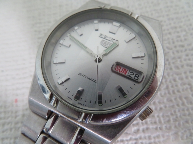 裏面スケルトン☆SEIKO 5 7S26-01H0 腕時計 自動巻き オートマチック
