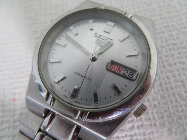 裏面スケルトン☆SEIKO 5 7S26-01H0 腕時計 自動巻き オートマチック