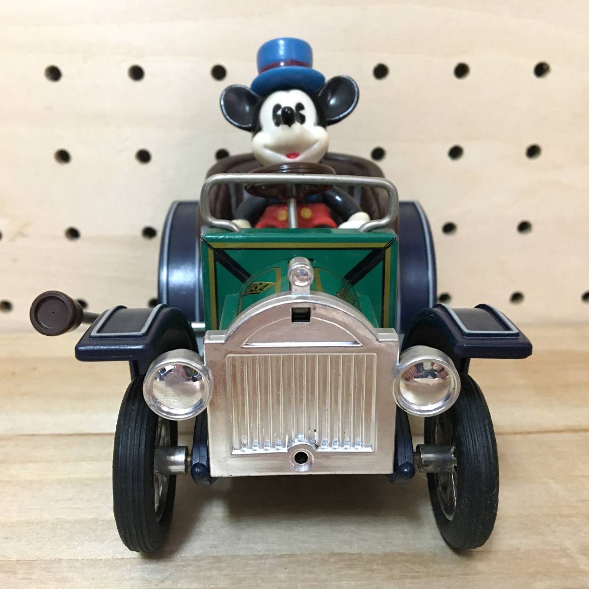 ミッキーマウス クラシックカー ゼンマイ ブリキ／増田屋 マスダヤ 