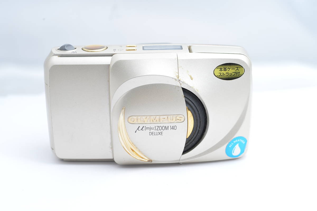 OLYMPUS μ ZOOM 140 DELUXE　美品　説明書付属 Camera Zoom 0 Olympus Stylus Deluxe 35mm Infinity Film Point Shoot