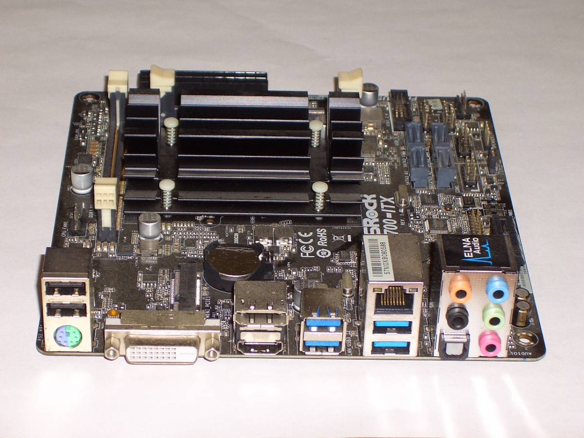 ASRock Intel | マザーボード N100DC-ITX ファンレス オンボードCPU 