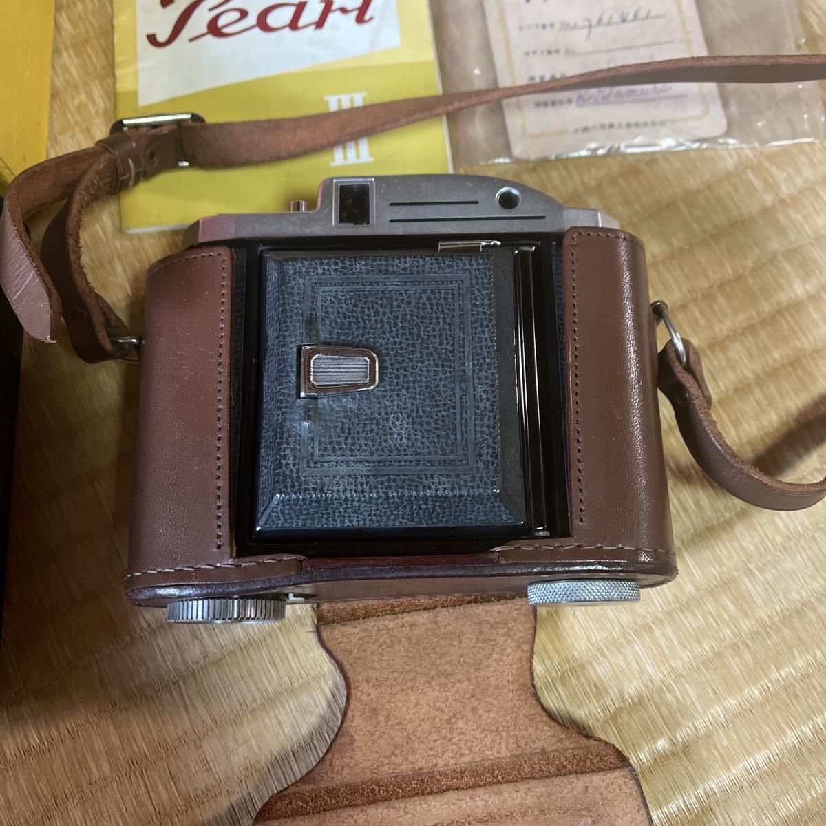 小西六写真 蛇腹カメラ Pearl III 箱・説明書あり 小西六 Pearl パール