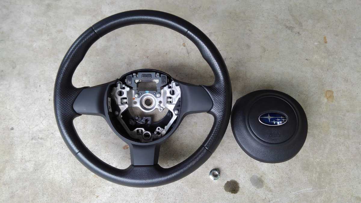 ☆美品！スバル BRZ ZC6 RA レーシング 純正ステアリング ハンドル 