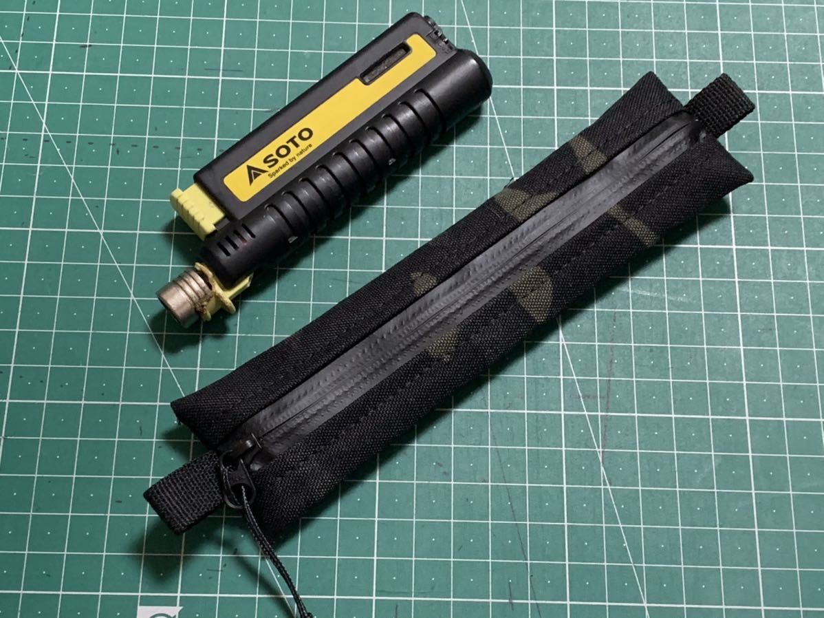 X-PAC マルチカムブラック ミニポーチ スライドガストーチ収納可 SOTO