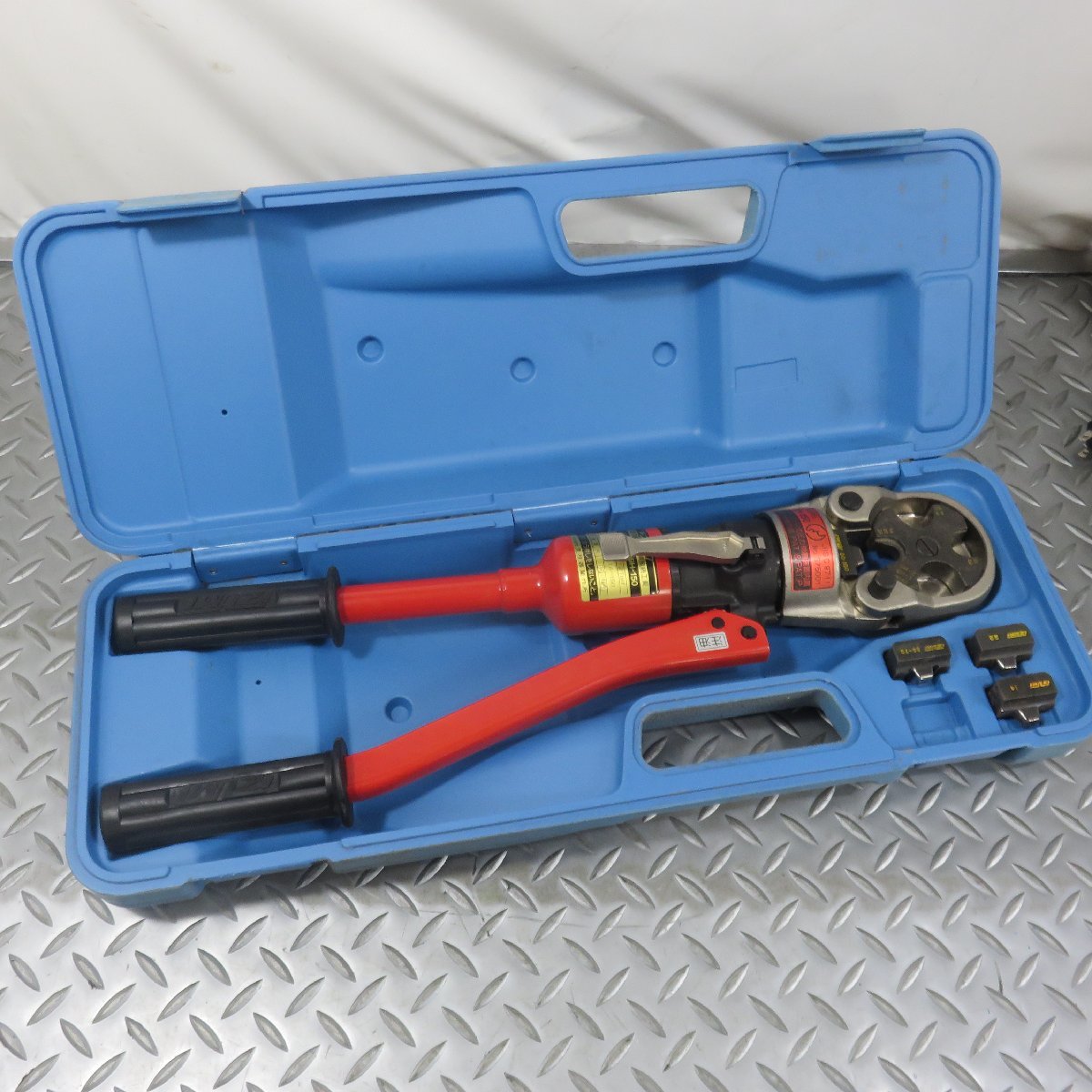中古品 泉精機 IZUMI イズミ 手動 油圧式 圧着工具 油圧ヘッド 分離式 