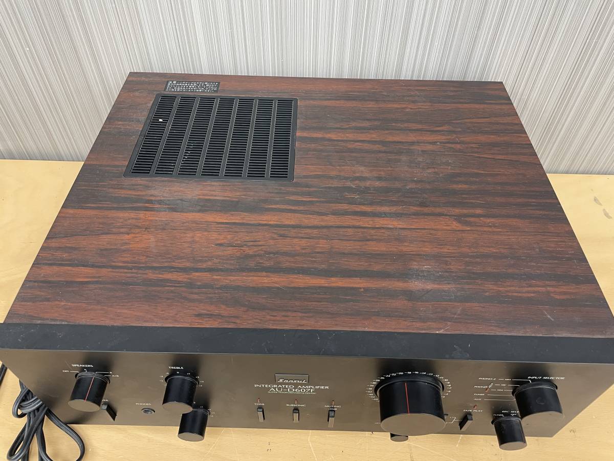ム 19176◇ Sansui【AU-D607F】プリメインアンプ◇ SANSUI AU-D607F