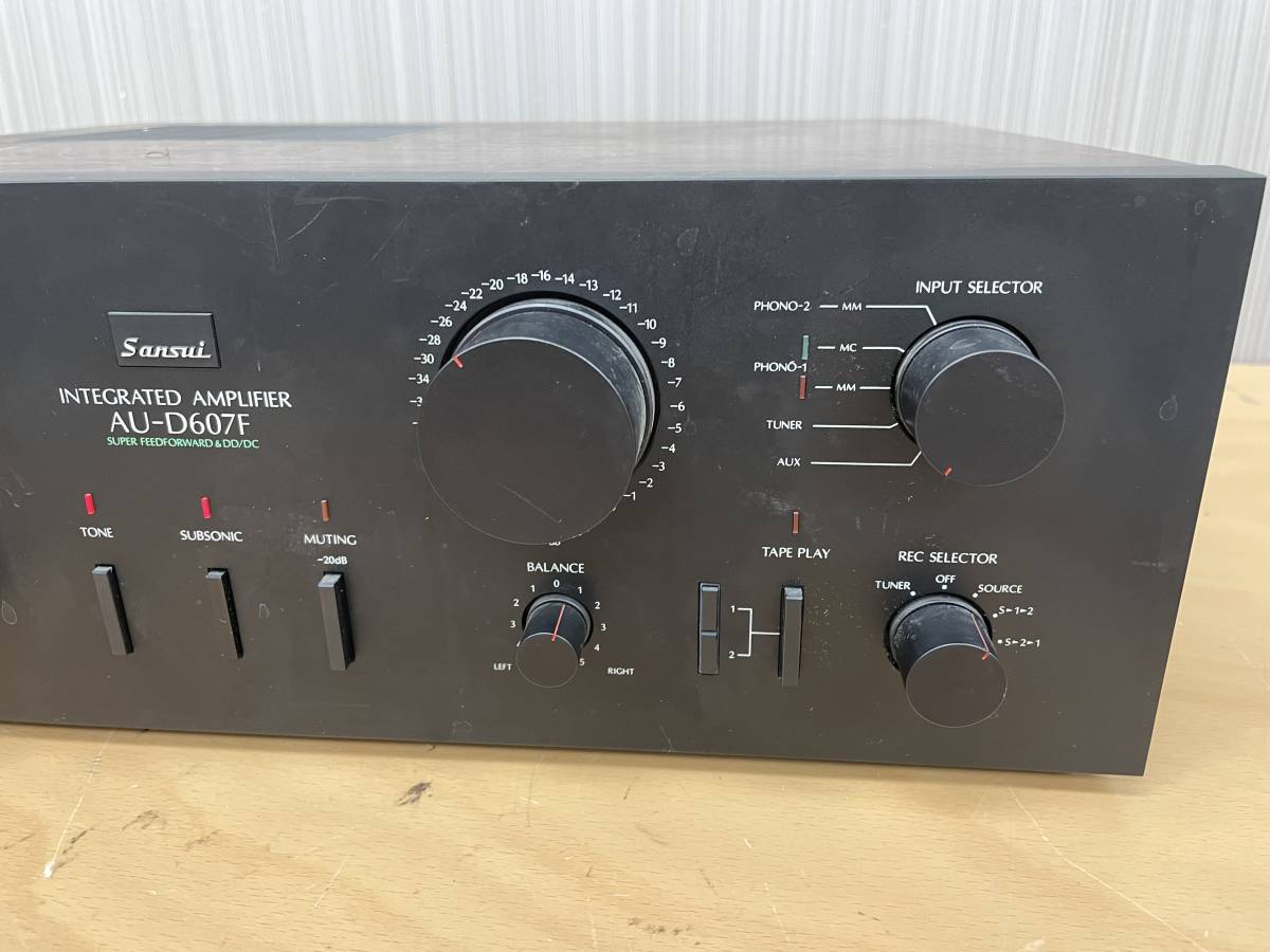 ム 19176◇ Sansui【AU-D607F】プリメインアンプ◇ SANSUI AU-D607F