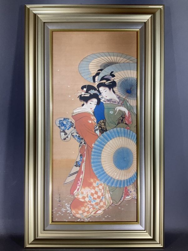 慶應◇木版画家【小田島春蔵】作 木版画 歓楽街図 新版画 Ⅱ | NOVA-ECO.NL