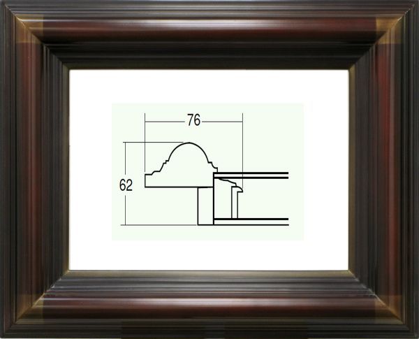 額縁　油絵/油彩額縁 木製フレーム 9259N SM 赤鉄