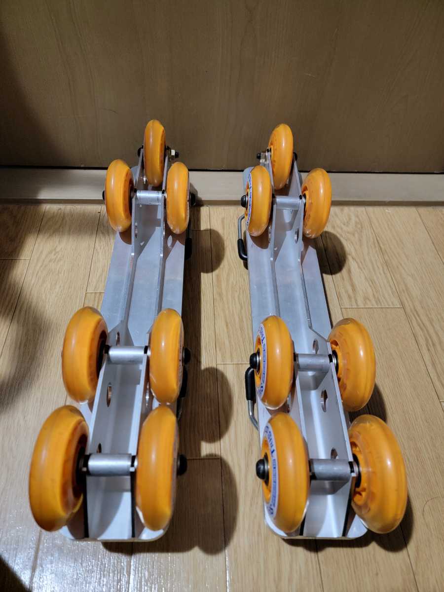 希少 TRIS ツリス スキーオフトレ 練習用　ツインローラー ツリス TRiS ツインローラーインラインスキー、スキーオフトレ用品