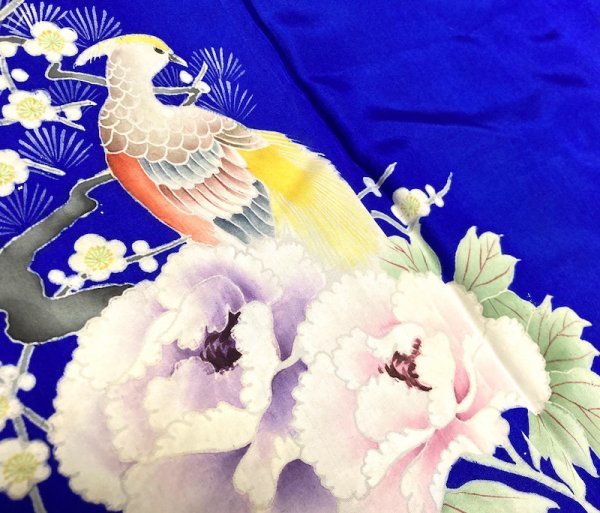 4476◇アンティーク丸帯時代物牡丹色に美しい乱菊の織柄銀糸大正浪漫