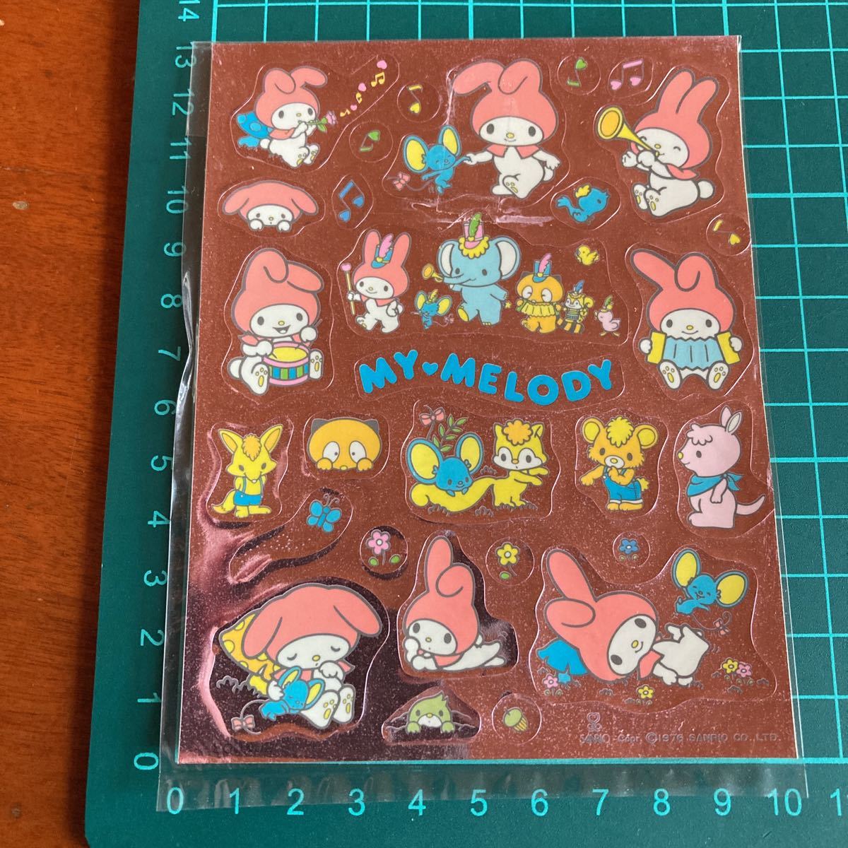 サンリオ【シール】マイメロディ 未開封 Sanrio 旧 1976 ステッカー