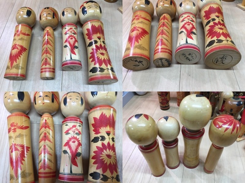 V6193L ☆大量☆伝統こけし ☆ 卯三郎こけし・鳴子こけし・創作こけし