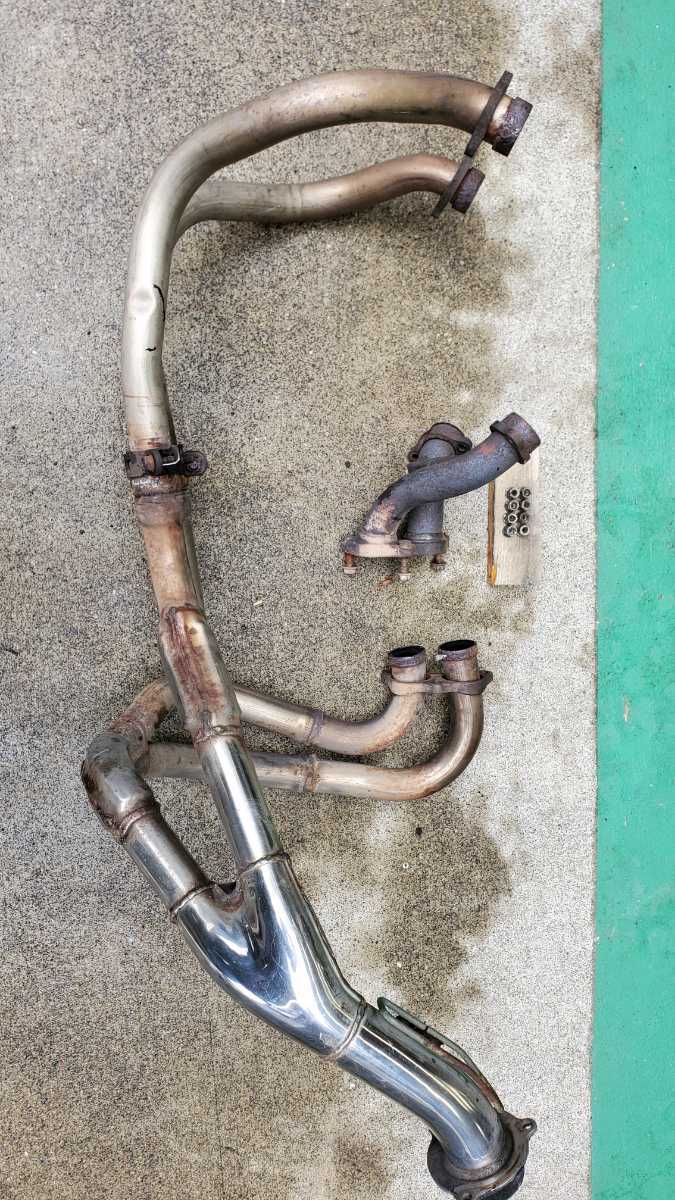 NC35 RVF400 純正マフラー エキマニ フルエキ NC30 VFR400(マフラー 