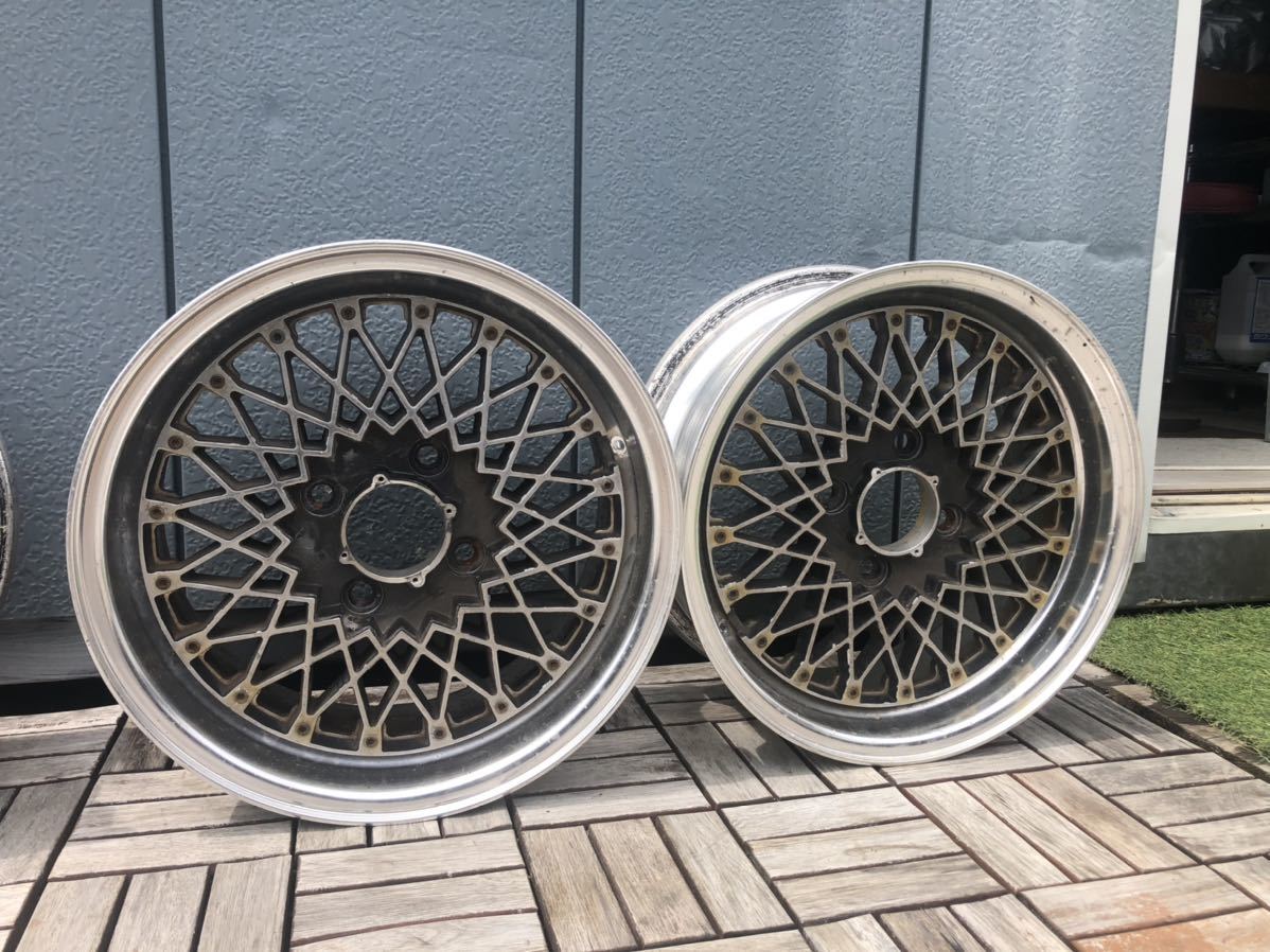 当時物 SSR スピードスター EX-C 15インチ 6.5j pcd114.3 Bタイプ！深 