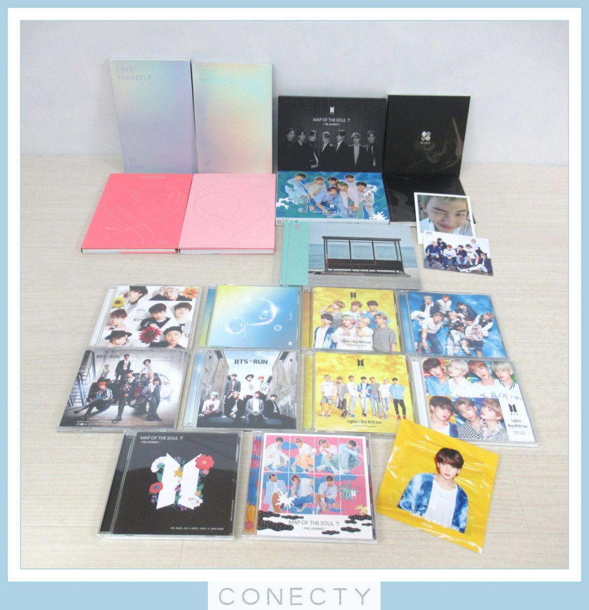 防弾少年団 BTS CDセット/MAP OF THE SOUL//LOVE YOURSEL/RUN/You Never