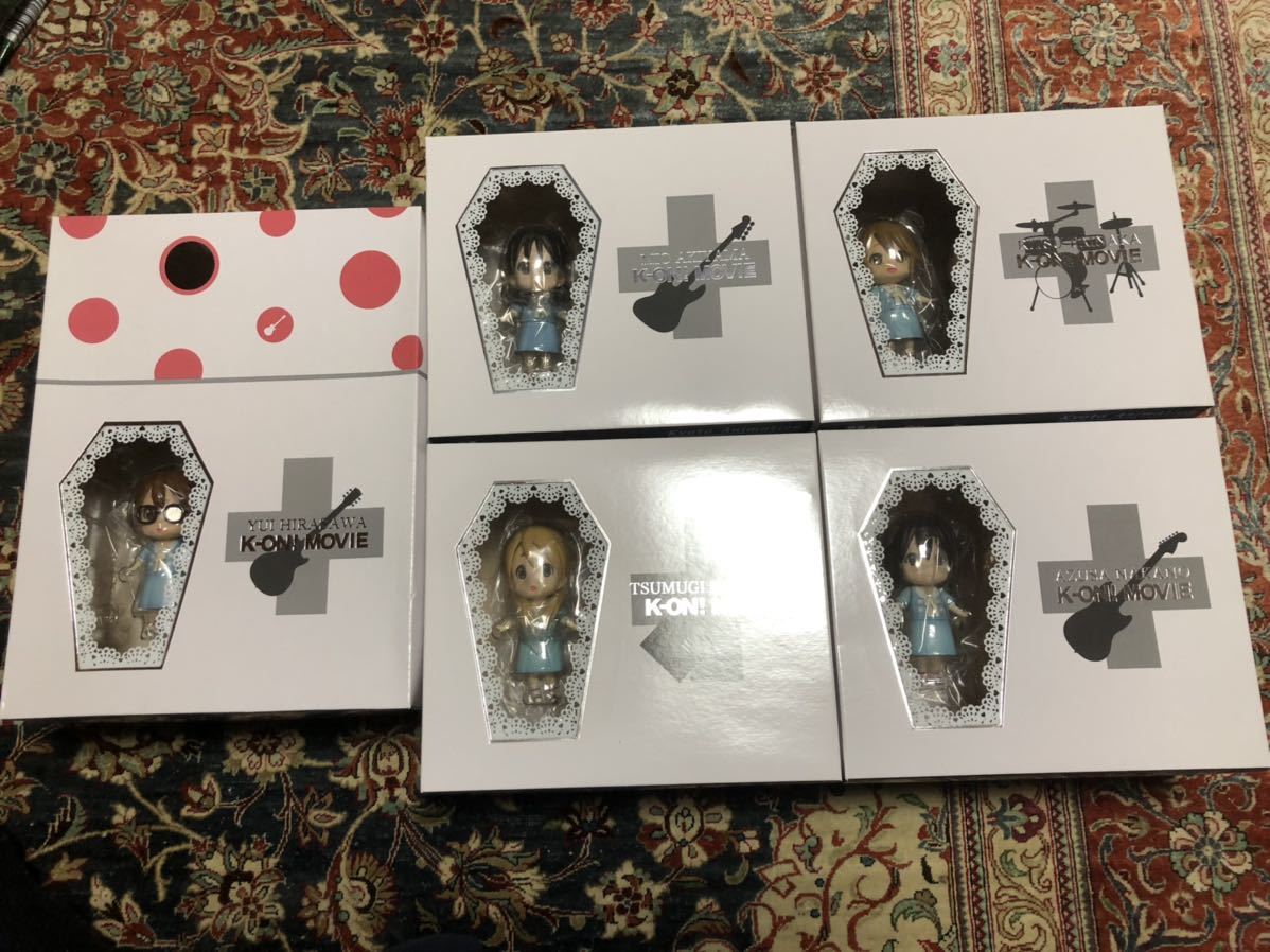 1円〜 新品 映画けいおん！ Singing! 唯 澪 律 紬 梓 SDフィギュア 