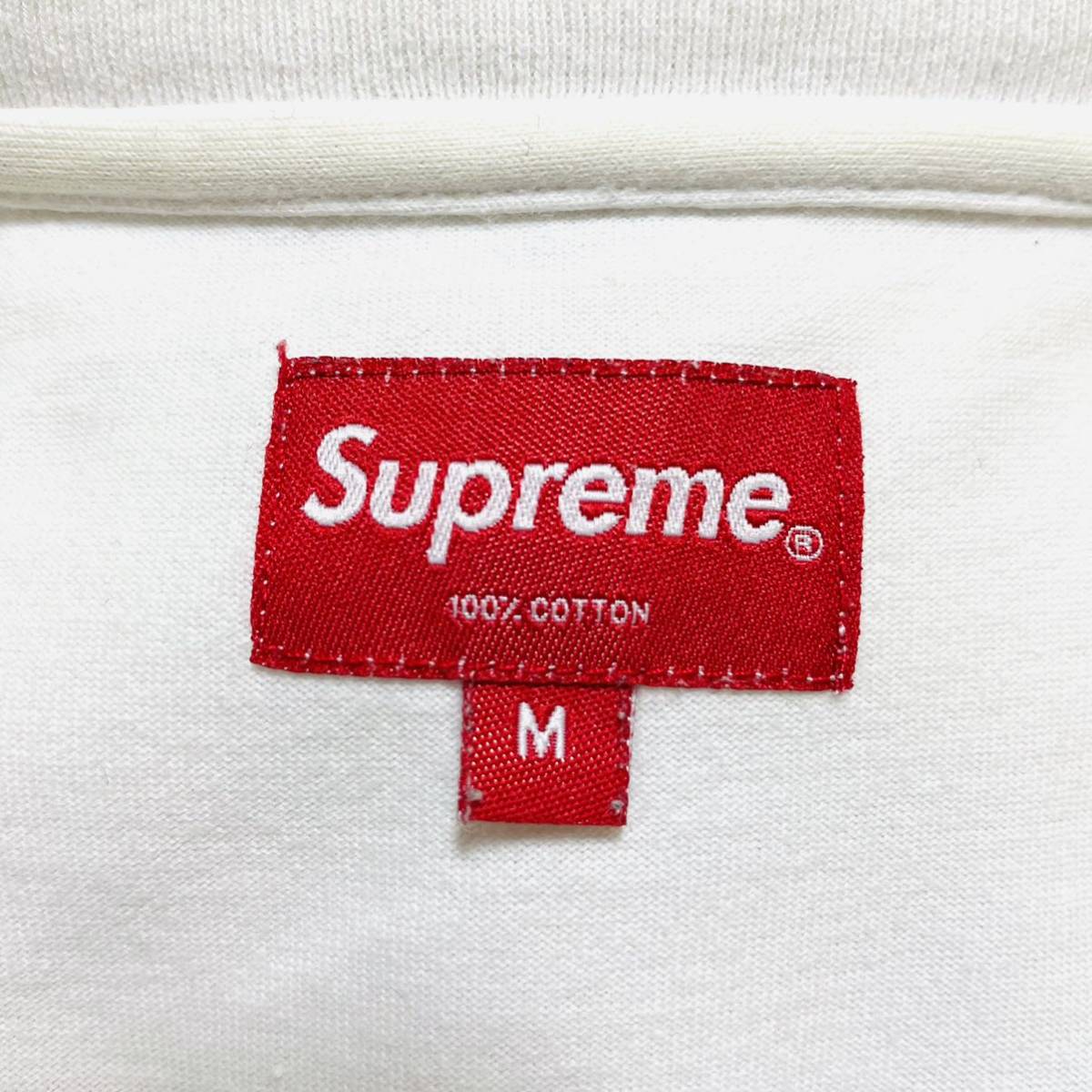 Supreme Metallic Small Box Logo L/S Tee White Silver M 17aw 2017年 