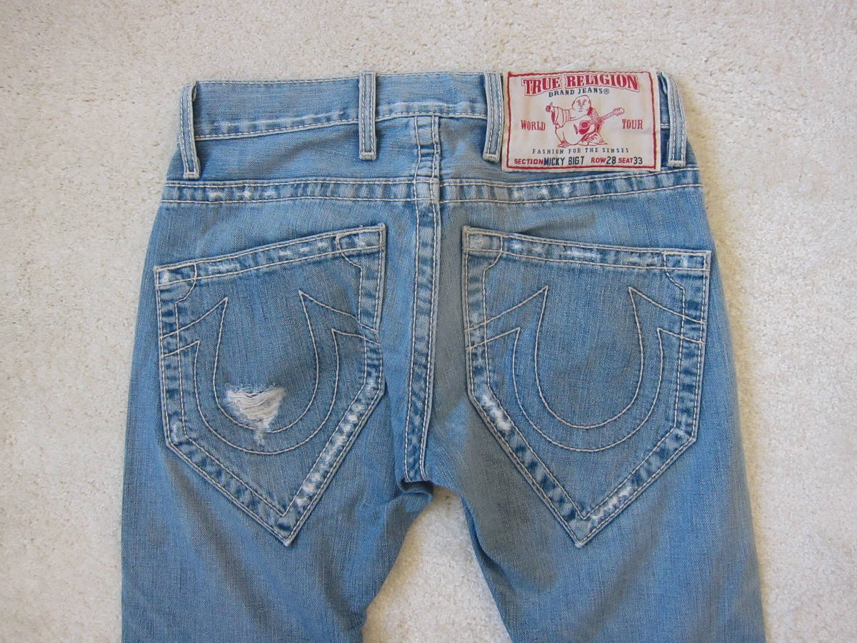 値下げ！【良品】希少TRUE RELIGION トゥルーレリジョン MICKY BIG T 