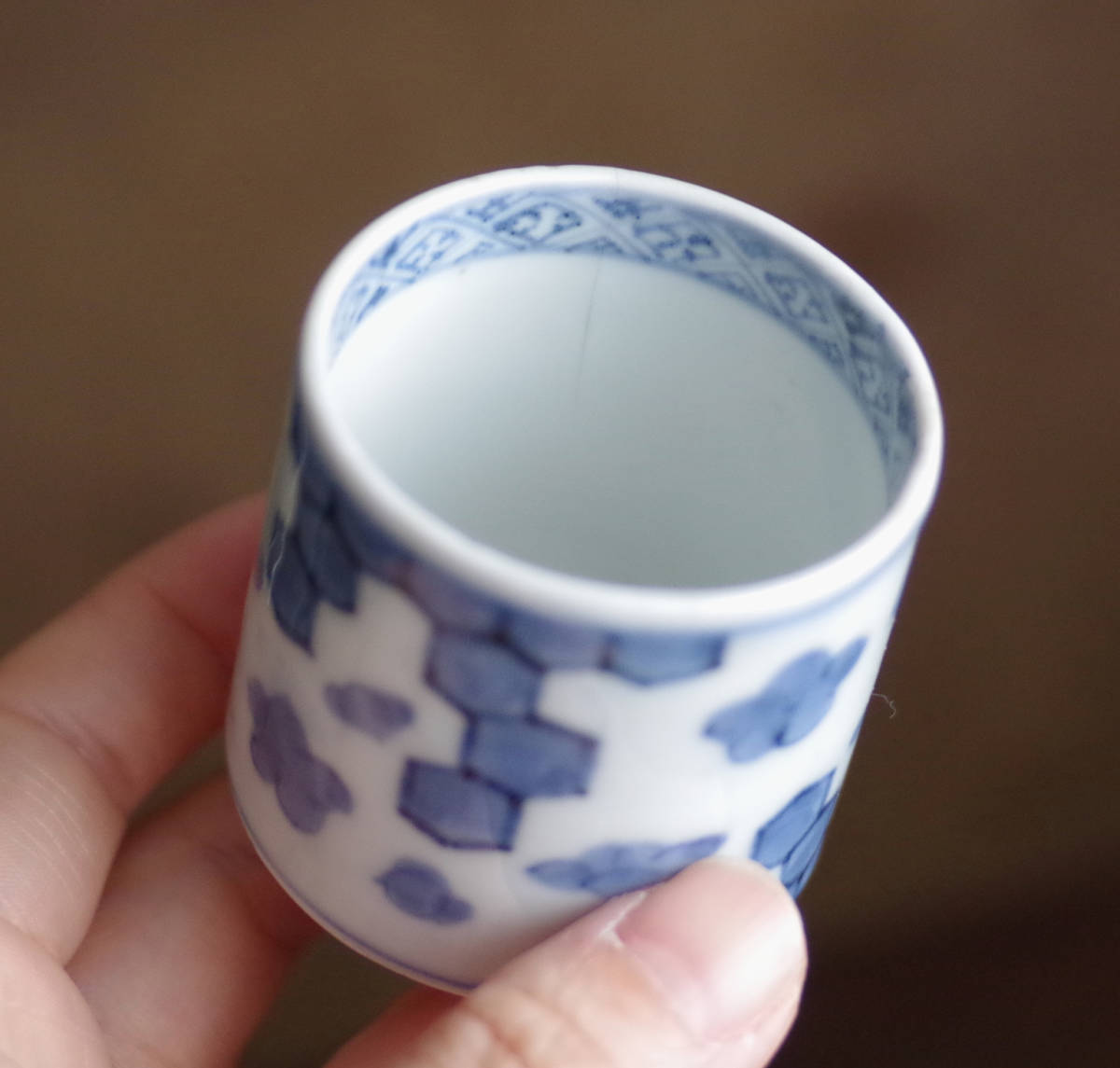 古伊万里 | 覗き猪口 染付 江戸後期 (有)新原美術 powered by BASE 古