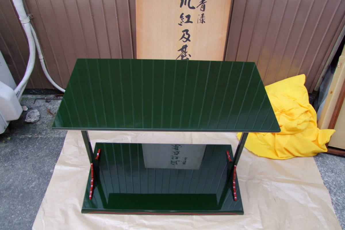 浜崎貞鳳 高台寺棗 内銀地 共箱／輪島塗薄茶器 お茶道具
