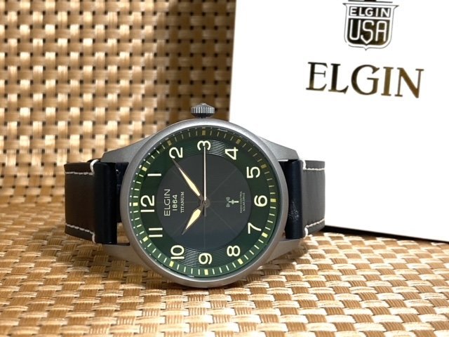 新品 ELGIN エルジン 腕時計 正規品 電波ソーラー アナログ腕時計  