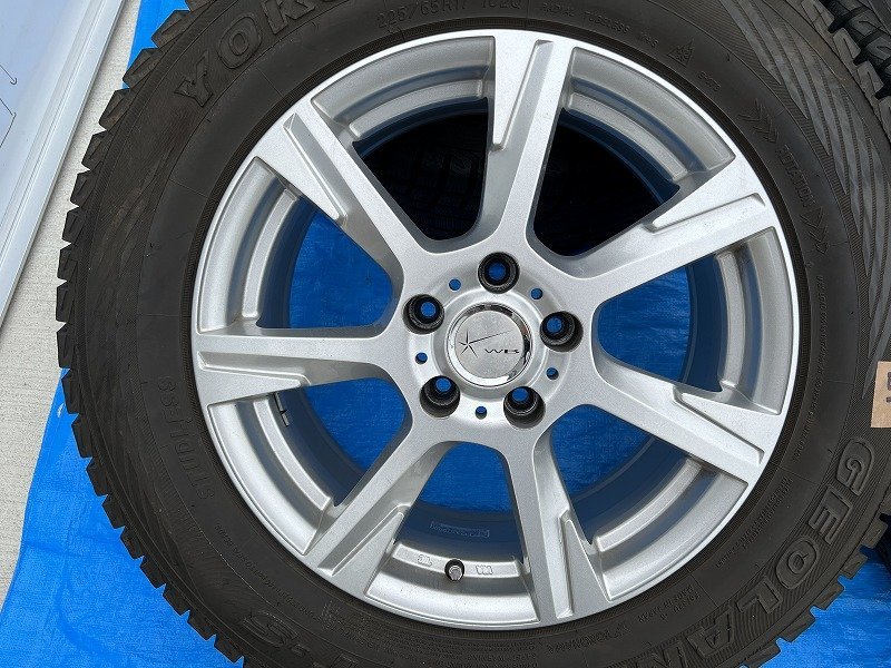 ☆WB☆ホイール＋タイヤセット 17×7J 114.3 5穴 YOKOHAMA GEOLANDAR I