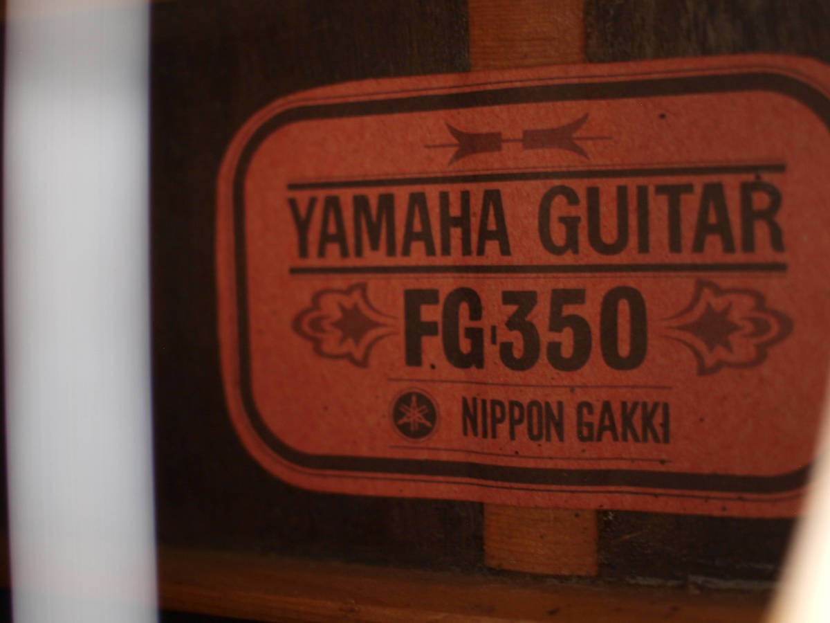 YAMAHA FG-350 アコースティックギター 赤ラベル ヤマハ ジャパン 