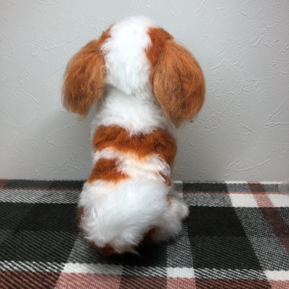 ☆leo&miku☆ 犬 羊毛フェルト キャバリア いぬ ハンドメイド 置物