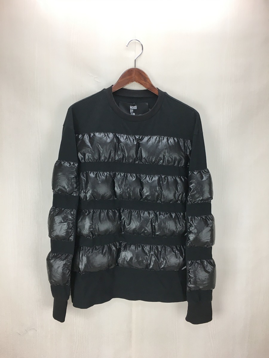 HOOD BY AIR.◆長袖Tシャツ/-/コットン/BLK