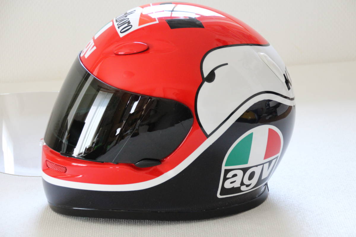 ケニーロバーツ　サイズL SHOEI Z-5塗装品ヘルメット ケニーロバーツ 1983年 赤ケニー サイズL