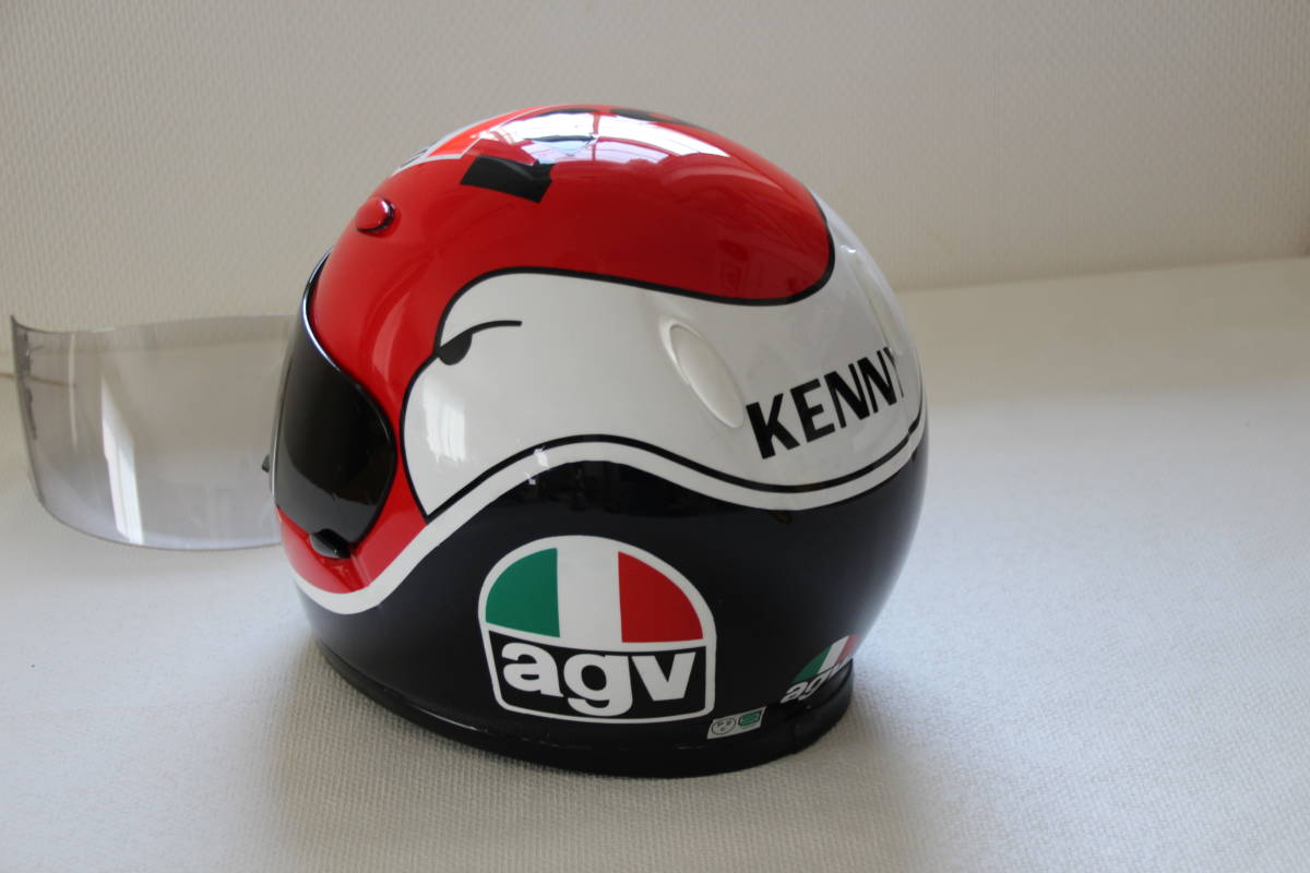 SHOEI Z-5塗装品ヘルメット ケニーロバーツ 1983年 赤ケニー サイズL 