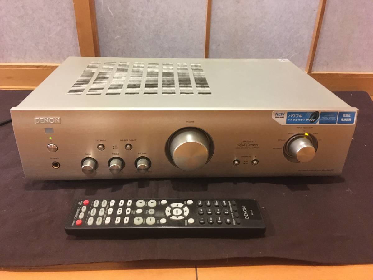ジャンク DENON PMA-390RE プリメインアンプ デノン キズ多 塗装剥げ多