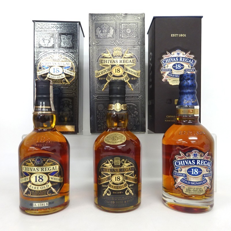 NA5367 CHIVAS REGAL シーバス 18年 ゴールドシグネチャー Chivas