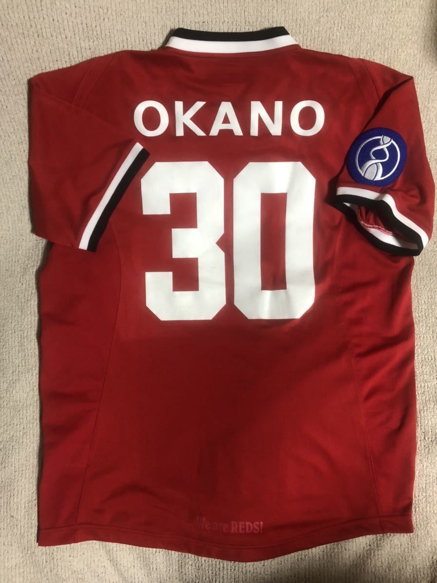 良品 激レア 日本製 Nike ナイキ製 07年acl 浦和レッズ Okano 岡野雅行選手 30 レプリカ ユニフォーム 赤 L Jリーグ 売買されたオークション情報 Yahooの商品情報をアーカイブ公開 オークファン Aucfan Com