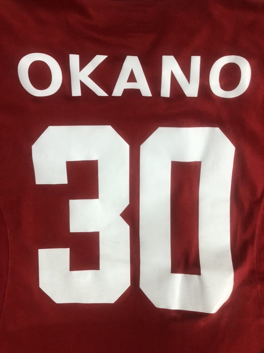 良品 激レア 日本製 Nike ナイキ製 07年acl 浦和レッズ Okano 岡野雅行選手 30 レプリカ ユニフォーム 赤 L Jリーグ 売買されたオークション情報 Yahooの商品情報をアーカイブ公開 オークファン Aucfan Com