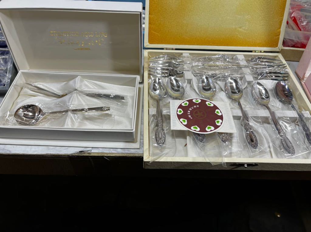 カトラリーセット/cutlery/スプーン/フォーク/ナイフ/銀製品/高級洋食
