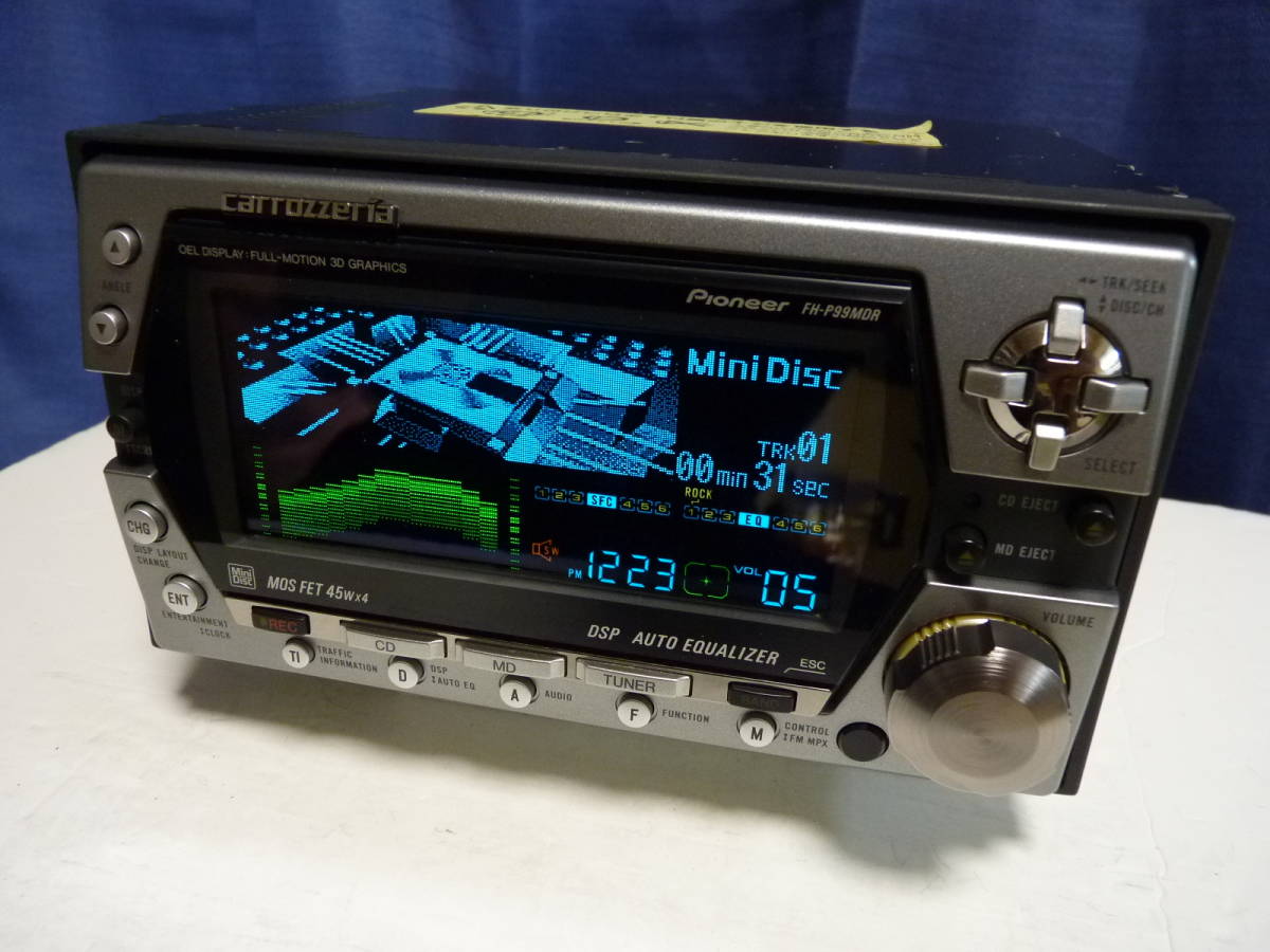 Pioneer Carrozzeria FH-P99MDR 2DIN CD⁄MD Player maintained Tested