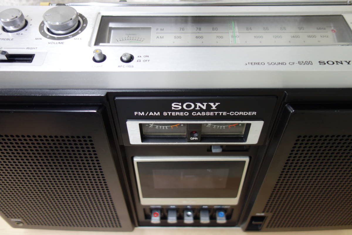 【売約済み専用品】SONY／CF-6500／メンテナンス済み／メンテセット付属 公式ウェブストア SONY CF-6500 整備済 スマホのスピーカーにも使え