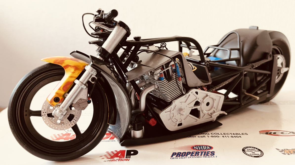 1/9プロストックバイクです。マニアの方如何ですかNHRA ドラッグ  