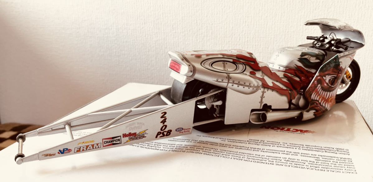 1/9プロストックバイクです。マニアの方如何ですかNHRA ドラッグ  