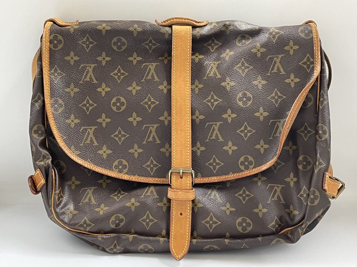 1円スタート LOUIS VUITTON / 8903VI ルイヴィトン ソミュール30 