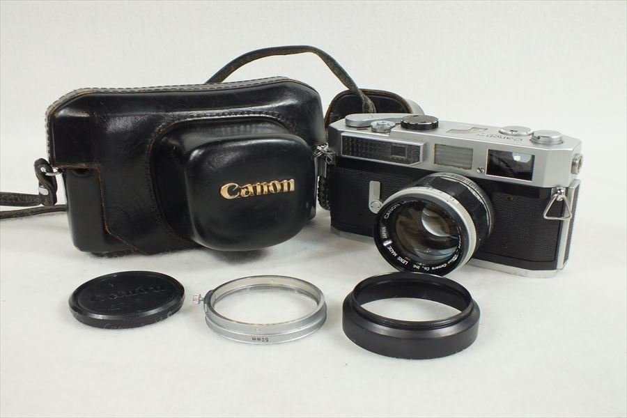 ☆ Canon キャノン 7 レンジファインダー 50mm 1.4 ソフトケース付き